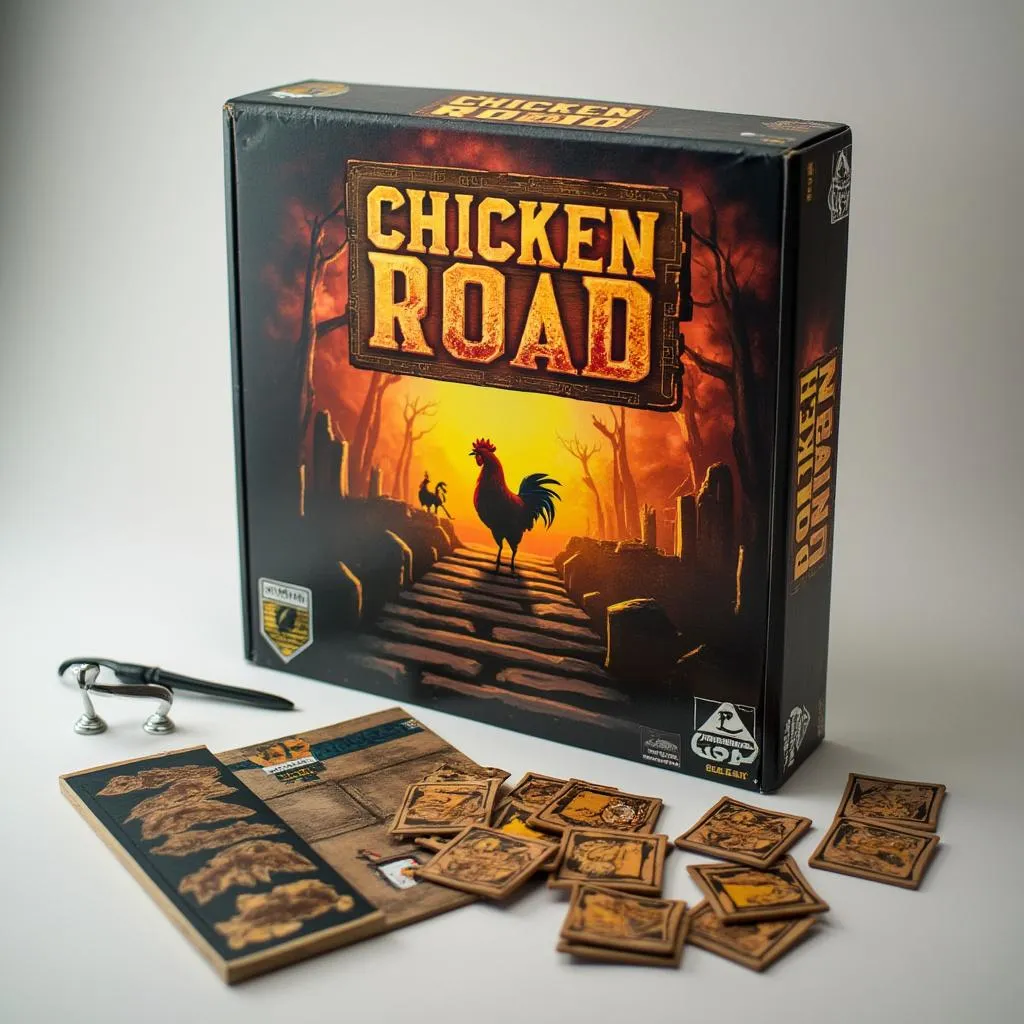 Chicken Road game box and contents