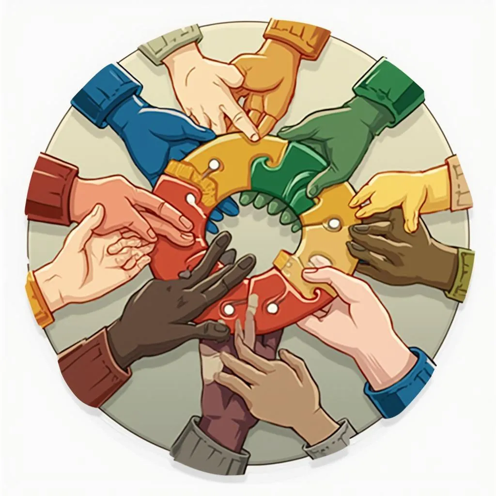 Icon representing connection and community