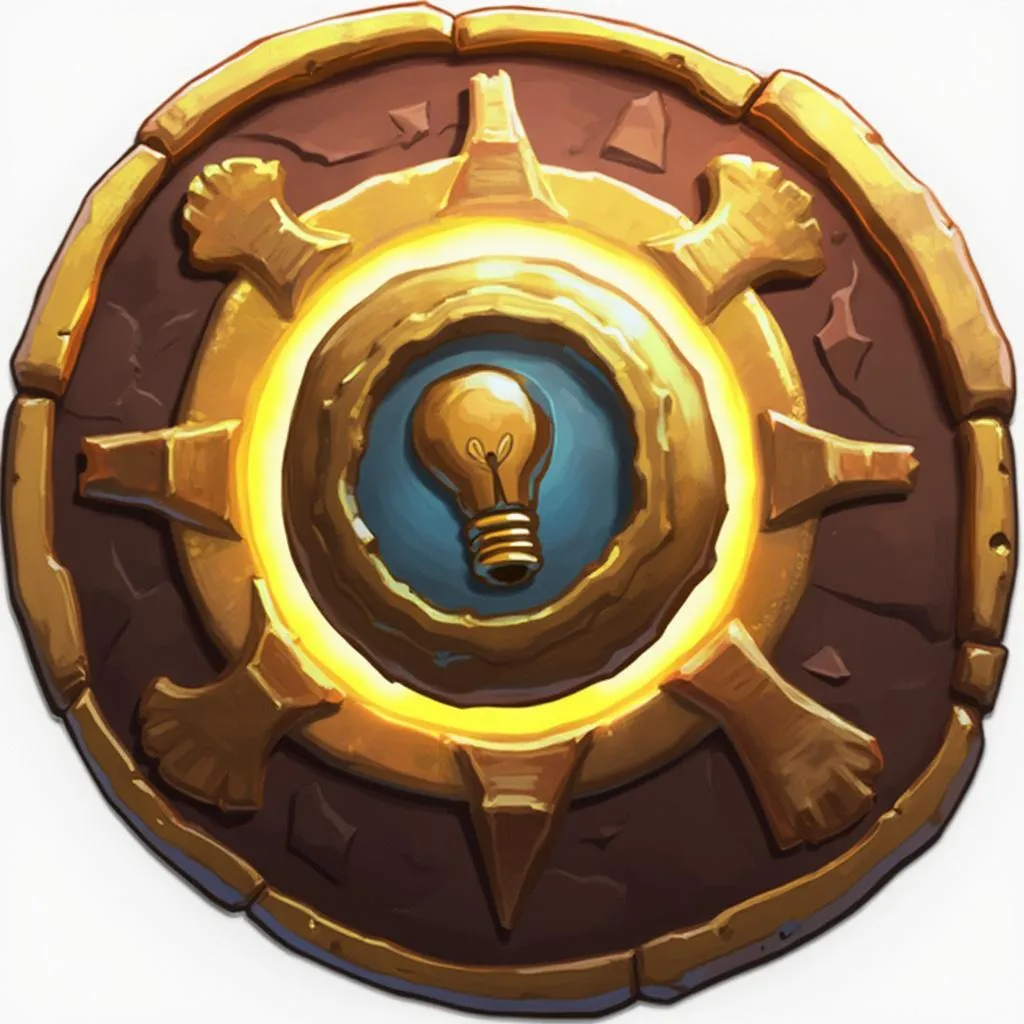 Icon representing quality and creativity